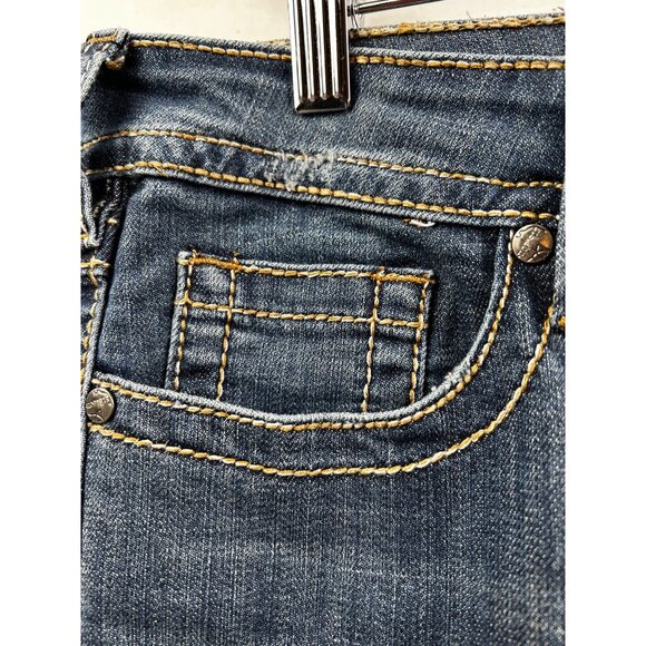 Stetson Hollywood Bootcut Jeans Womens Western Y2K Rodeo Country Glam Style 12 - Picture 7 of 12